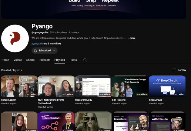 What launching 9 build in public projects this year has taught us